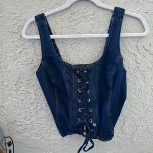 Denim top